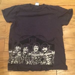 Soft Gray Beatles T shirt